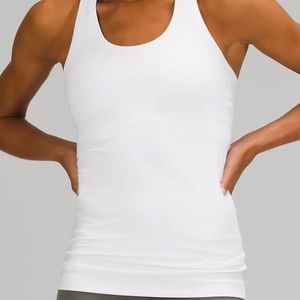 NWT LULULEMON WHITE NULU COOL RACERBACK TANK